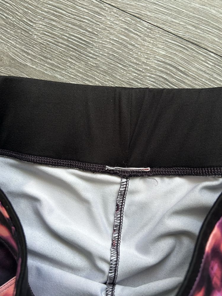 Legginsy Domyos Decathlon - joga - pilates - cętki - wielobarwne