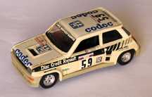 Renault 5 Turbo Tour Corse 1982 Record/Solido kit montado 1/43 caixa