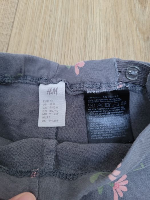 Legginsy z meszkiem H&M 80