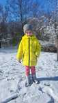 Подовжена куртка пух glamour kids 98 - 104