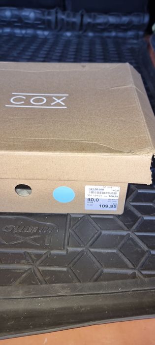 Стильні ,шкіряні ботінки COX 40р