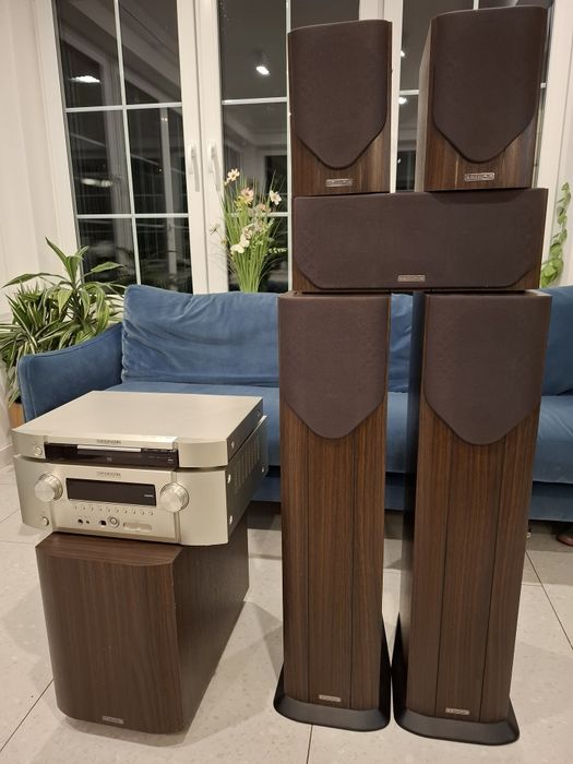 Zestaw Marantz 7.1 SR 4003 + DV4003 + kolumny M3i
