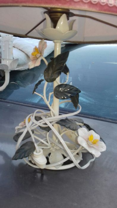 2 candieiros em ferro