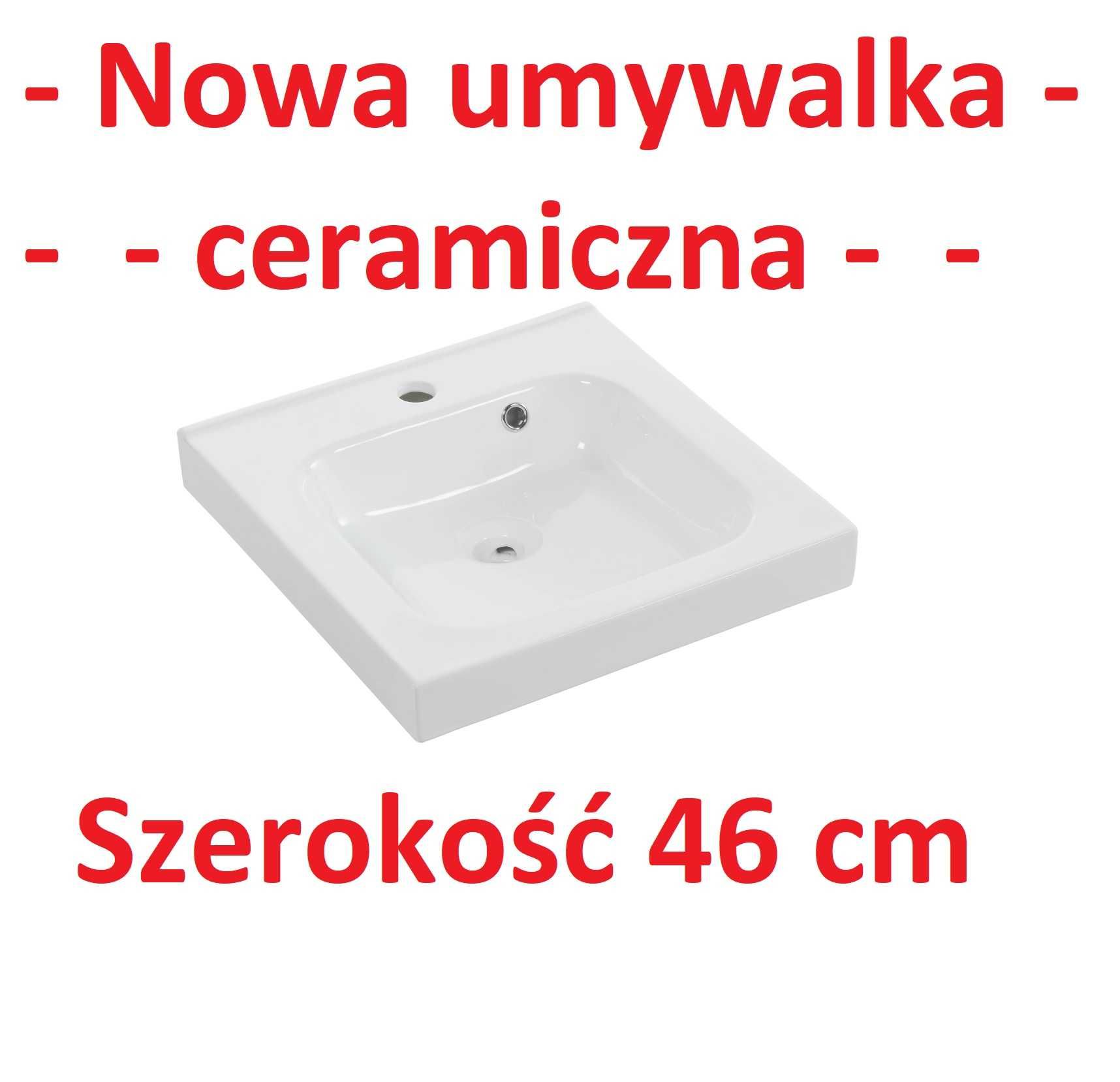 NOWA Biała Umywalka CERAMICZNA Sensea Remix 46x49 cm Wrocław wys.13 zł