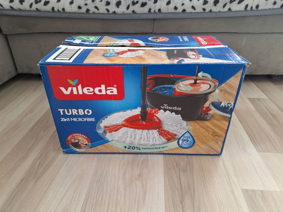 Mop obrotowy Vileda Turbo 2in1 Microfibre NOWY