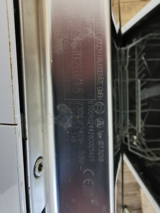 Uszkodzona zmywarka Bosch Silence