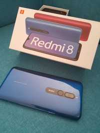 Xiaomi Redmi 8 azul com capas