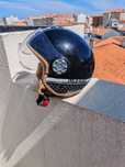 Capacete moto com viseira