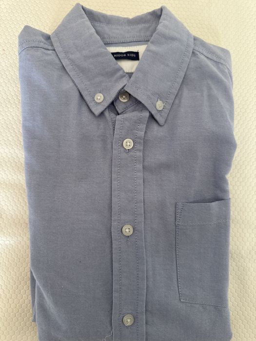 Camisas Lanidor Oxford Azul e Branca 12 anos