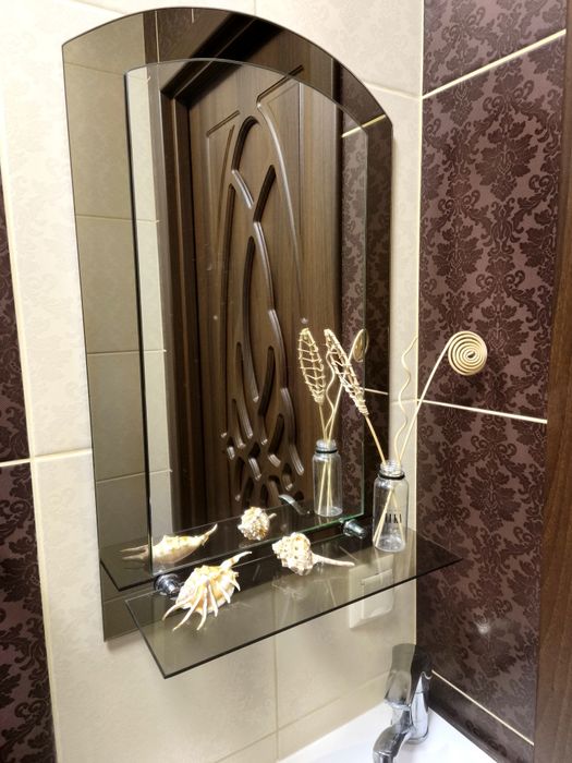 Підвісна  тумба з умивальником +дзеркало