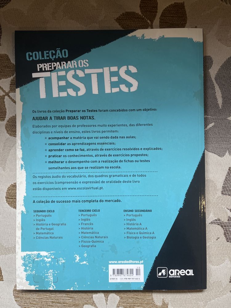 Livro “PREPARAR OS TESTES” Francês 9ano