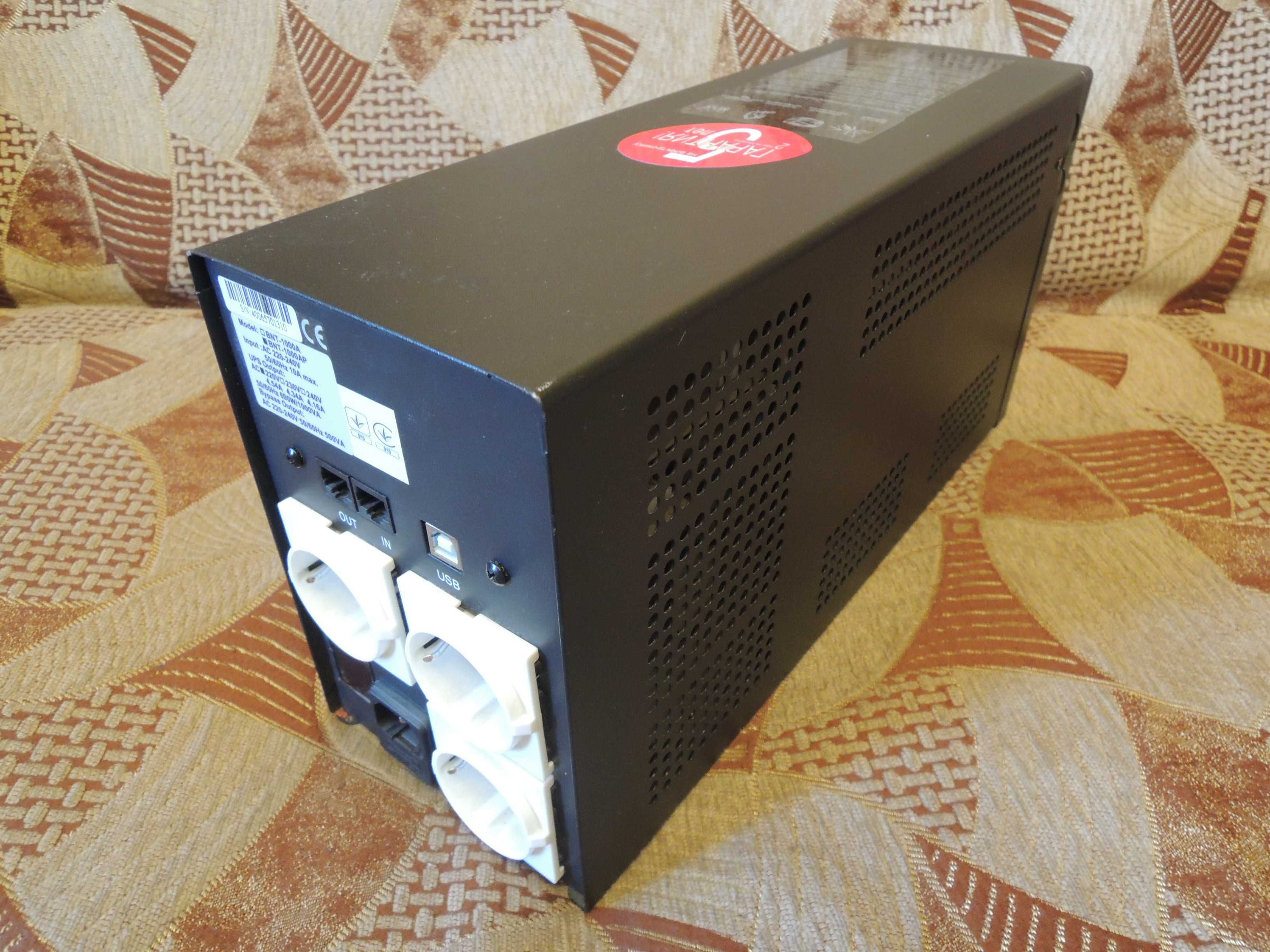 ИБП Powercom BNT-1000AP Schuko USB, без батарей