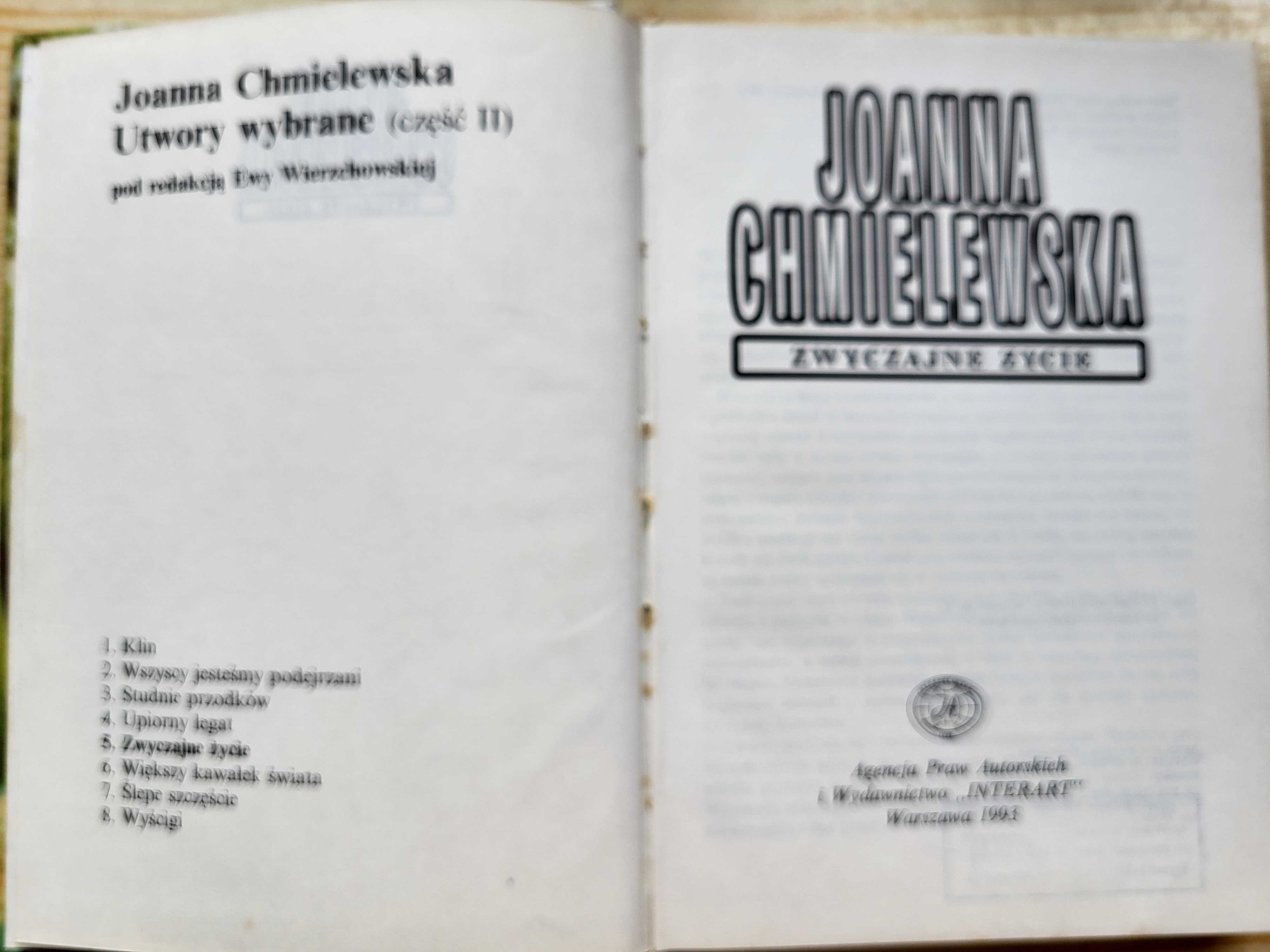 Joanna Chmielewska "Zwyczajne życie" - stan B. DOBRY - UNIKAT wyd.!