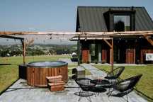 domek w górach SAUNA BALIA JACUZZI spa masaż kobido joga gorące termy