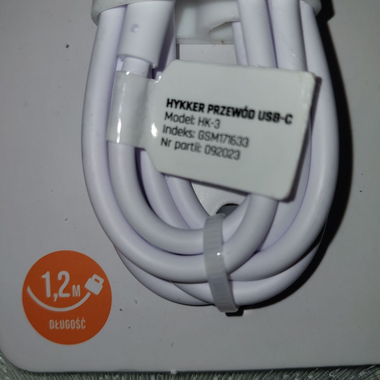 Kabel,przewód USB-C 1,2M