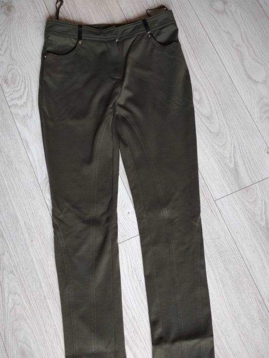 Spodnie legginsy khaki damskie