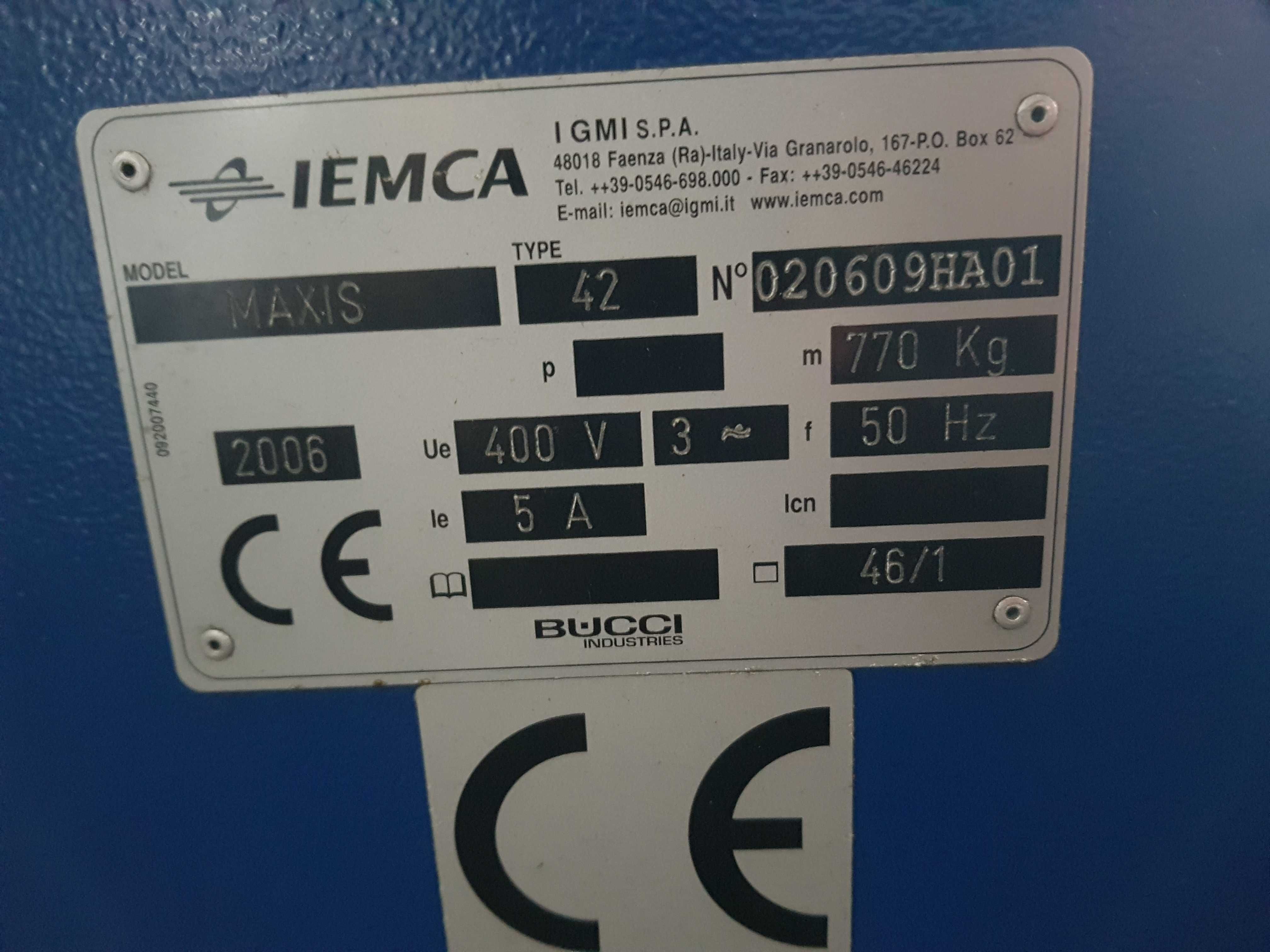 Podajnik pręta do CNC - IEMCA MAXIS 52