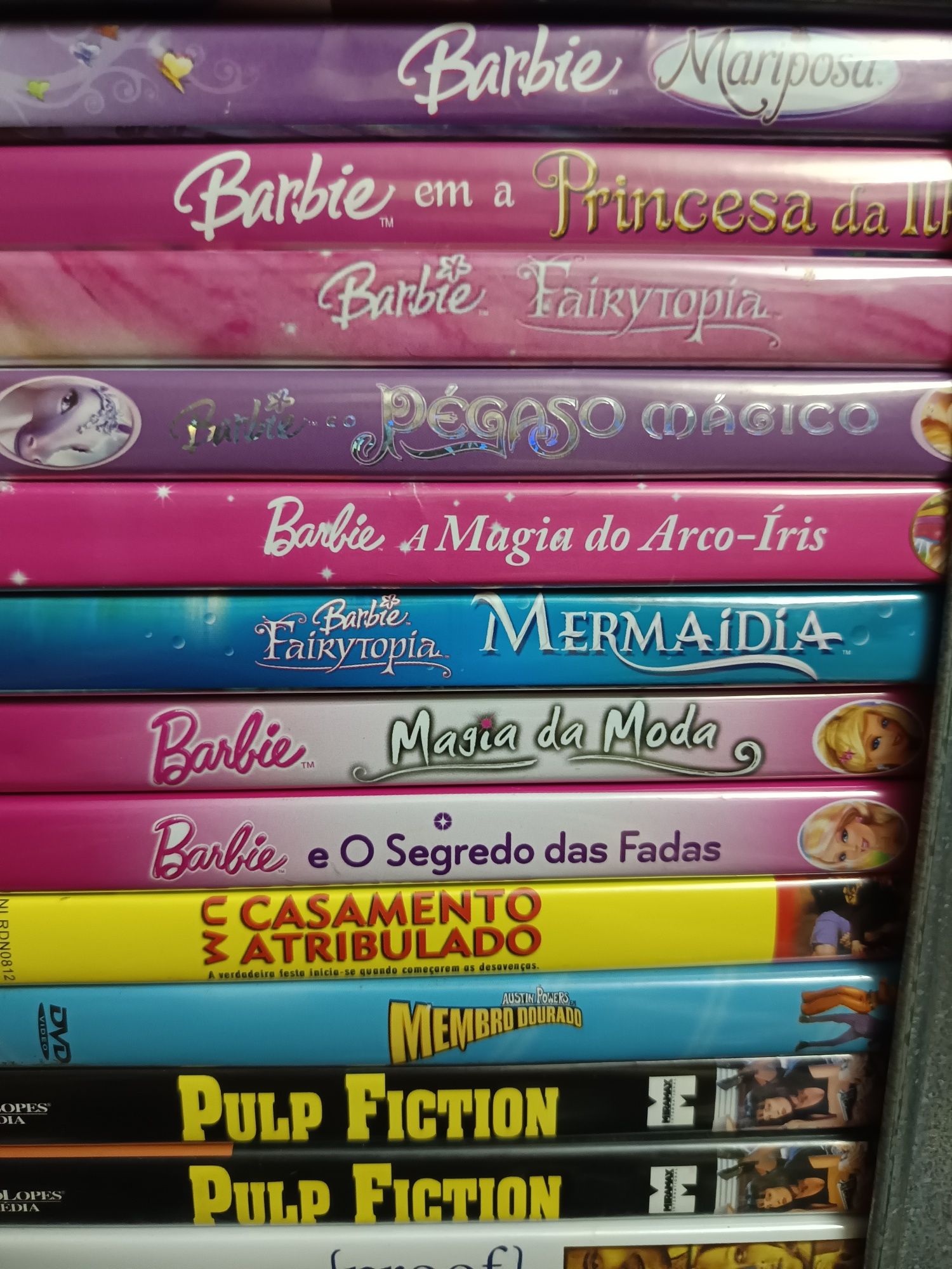 DVD vários ...Barbie etc