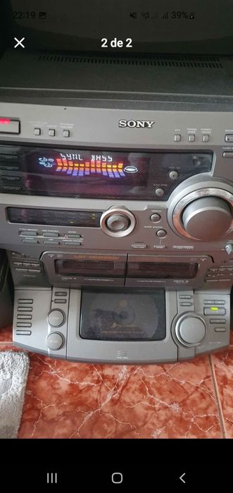 Aparelhagem de som Sony