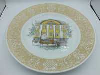 Talerz porcelanowym  Royal Copenhagen seria stara Kopenhaga 1977r