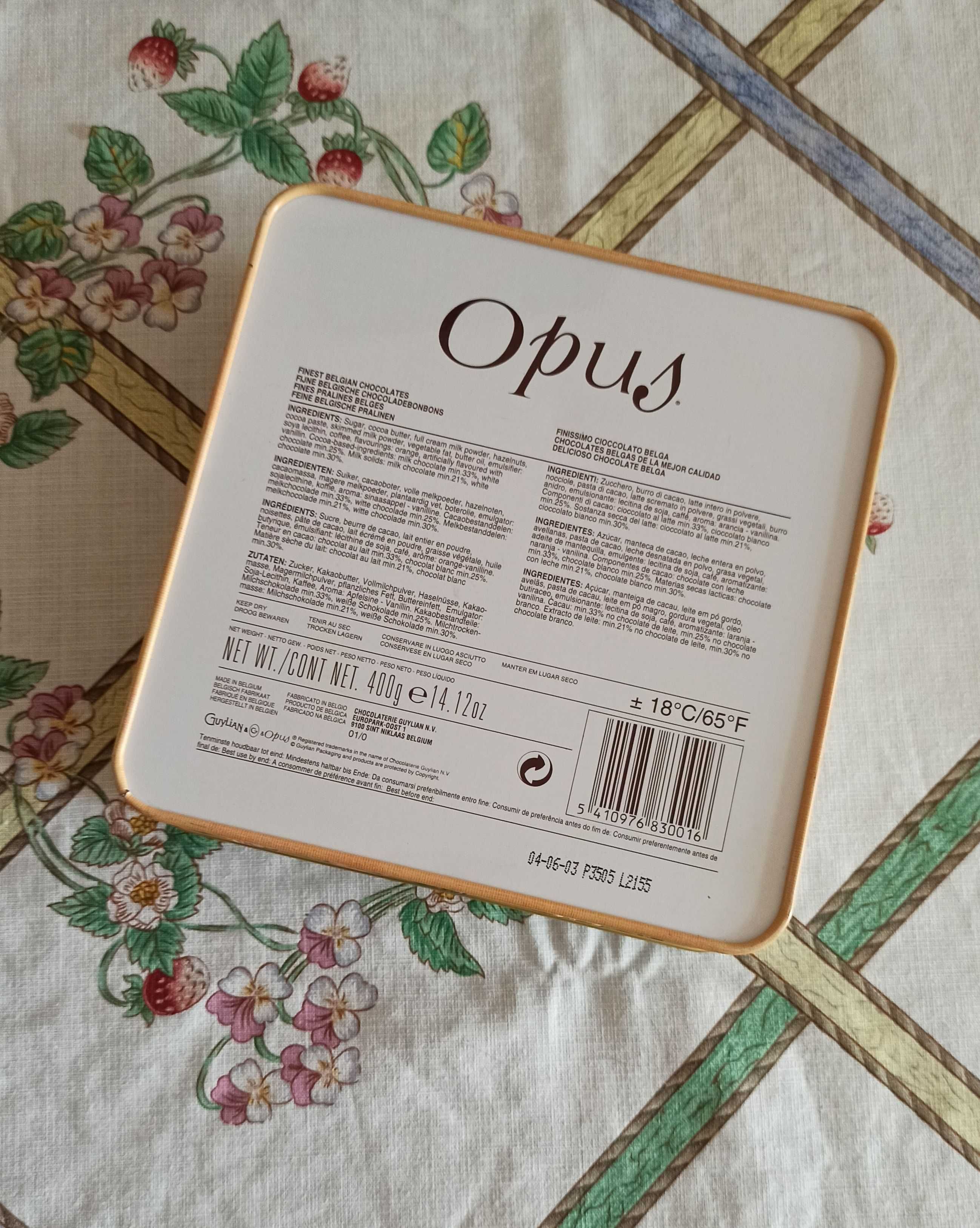 коробка от конфет Opus (rafaello)