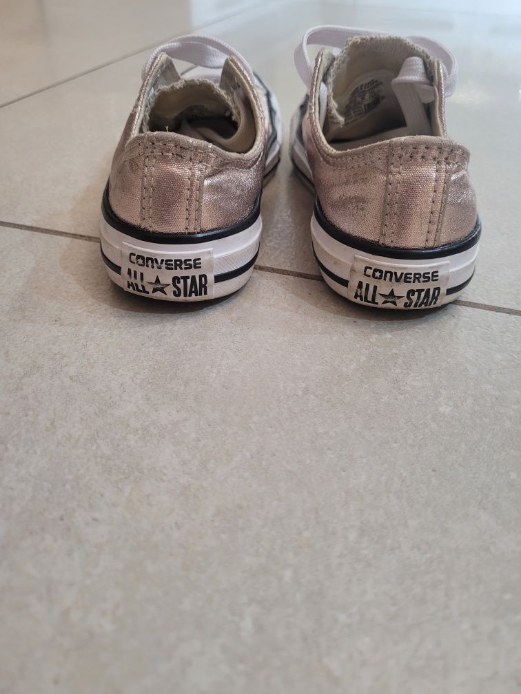 Buty sportowe trampki Converse 30 All Star Chuck Taylor brokatowe