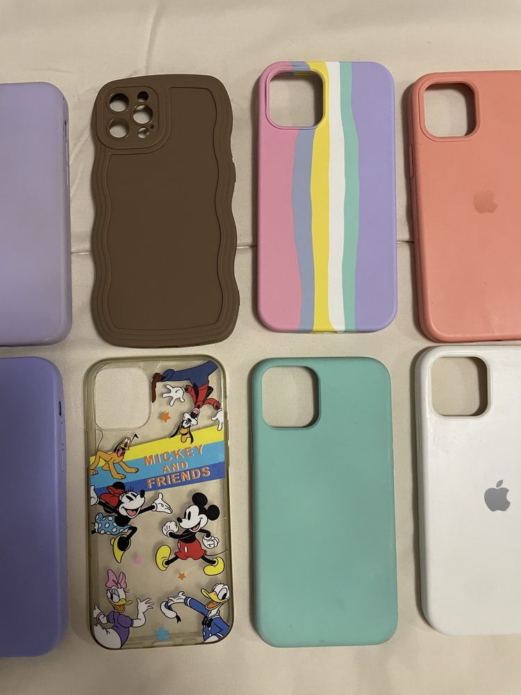 Varias capas a 3€ cada uma para iphone 12/ pro