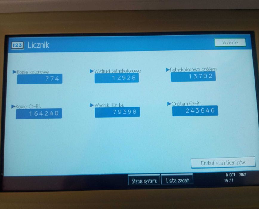 Ricoh C3300 Aficio, booklet finisher SR3100/415810 ksero, skaner, druk