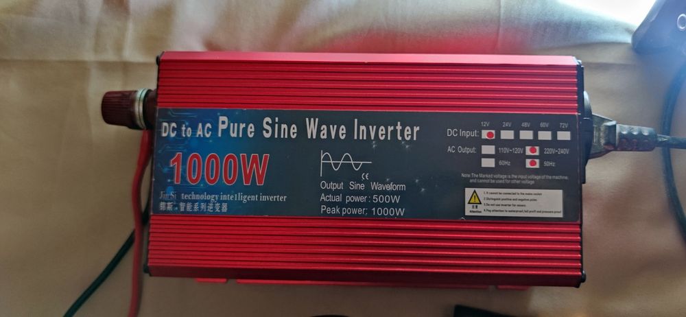 Інвертор 12-220в чиста синусоїда  ідеально підходить для газов