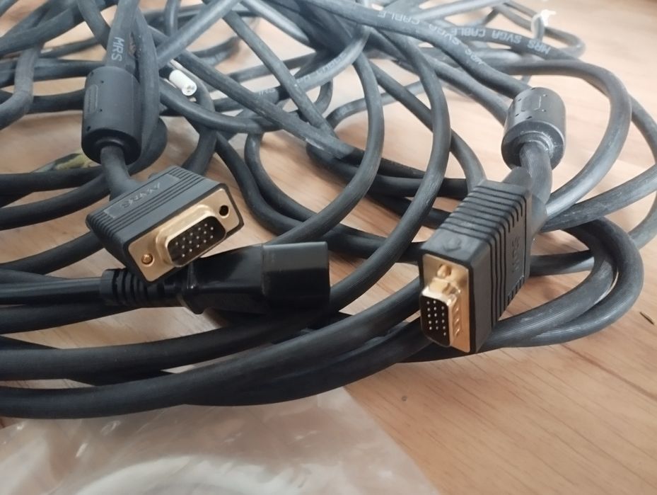 Kable do komputera rzutnika mix informatyka komputery elektryka