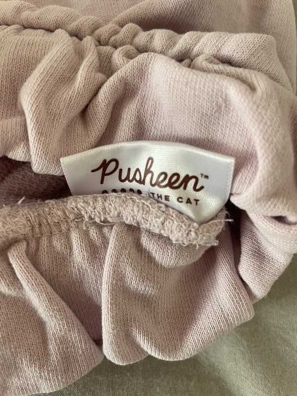 Różowe dresy z koktką Pusheen firmy Reserved roz. 152 cm.