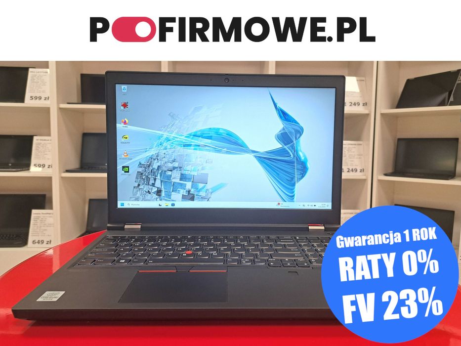 Dla Grafika Lenovo ThinkPad P15 i9-10885h 32GB/512GB SSD RTX 4000 8GB