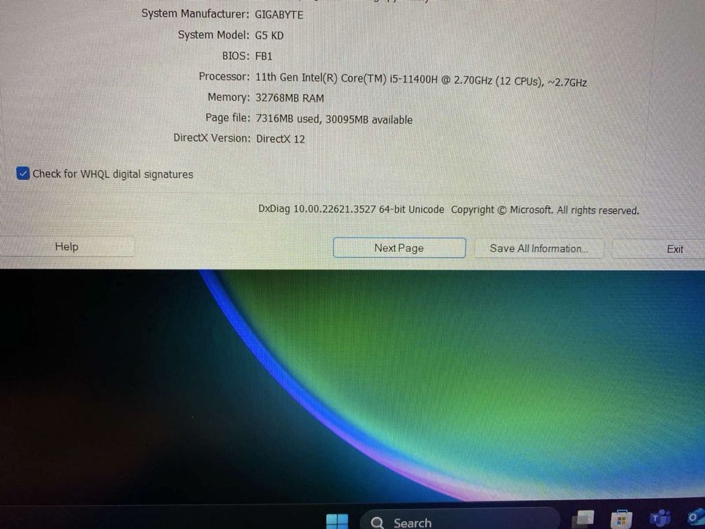 Ноутбук Gigabyte G5 KD