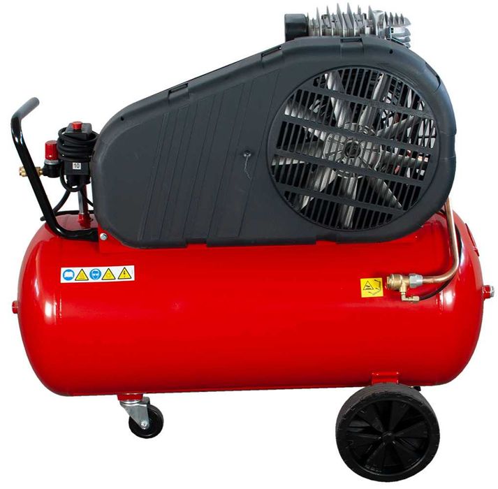 Kompresor Tłokowy Olejowy 495 l/min 10 Bar 100l 400v Dostawa 0 zł