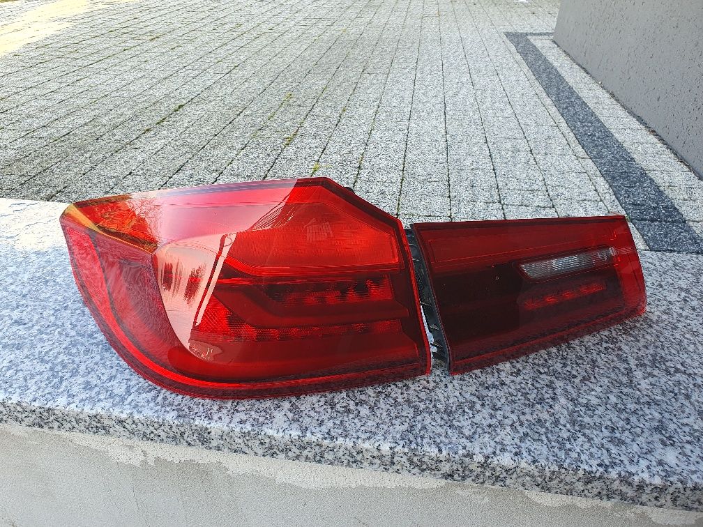 Bmw 5 g30 lampy tył komplet