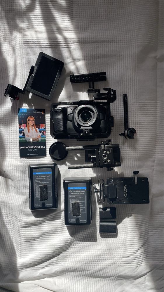 BMPCC Pocket 4K - ZESTAW gotowy do pracy