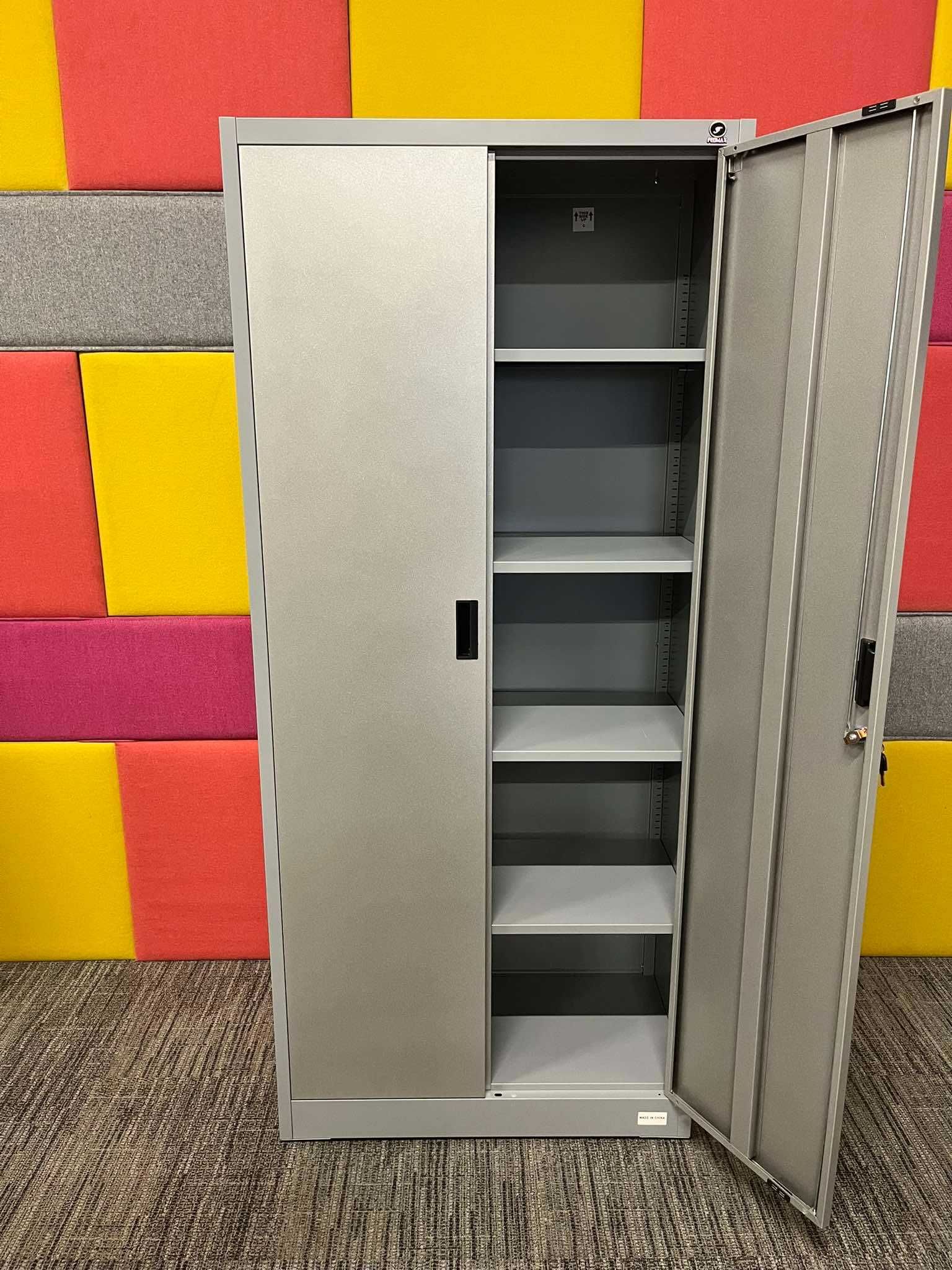 NOWA Szafa metalowa biurowa aktowa garażowa na dokumenty 180x80x40