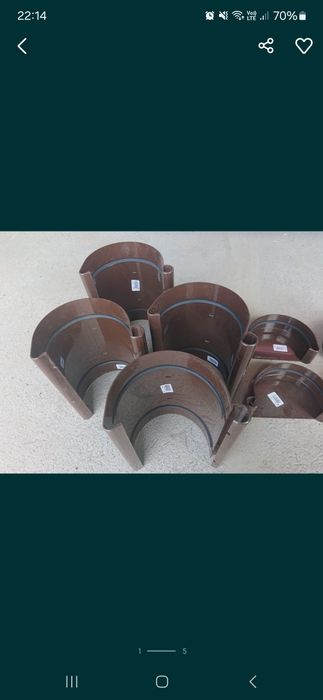 Złączki I zaślepki rynnowe Bryza 150 mm