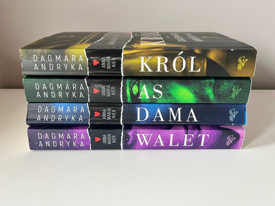 Komplet kryminałów: As, Król, Dama, Walet - Dagmara Andryka
