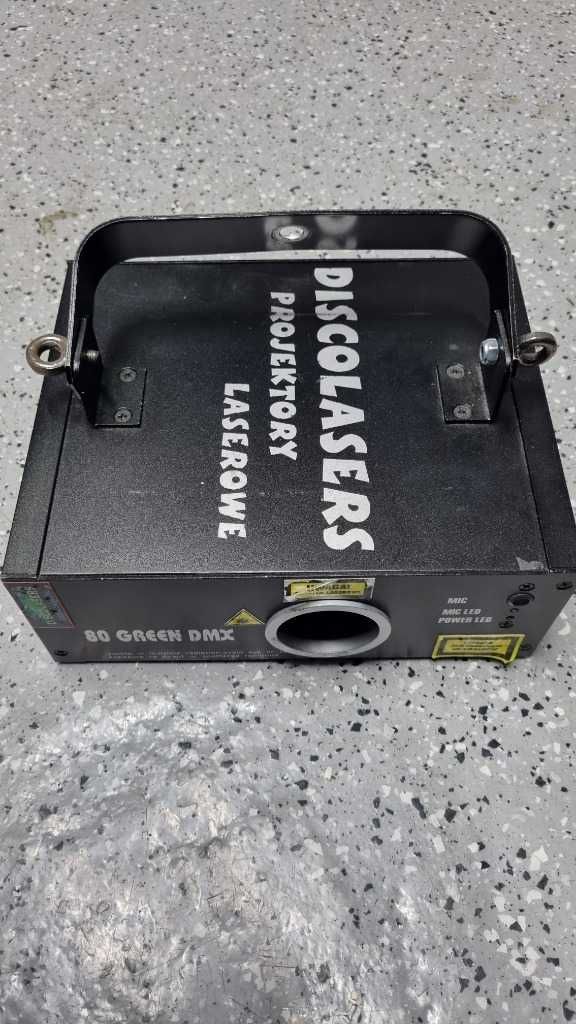 Laser zielony DISCOLASER 80mW bardzo jasny