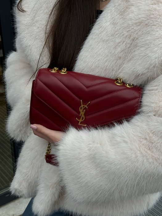 Жіноча Сумка Saint Laurent LouLou Small in Matelassé Lambskin