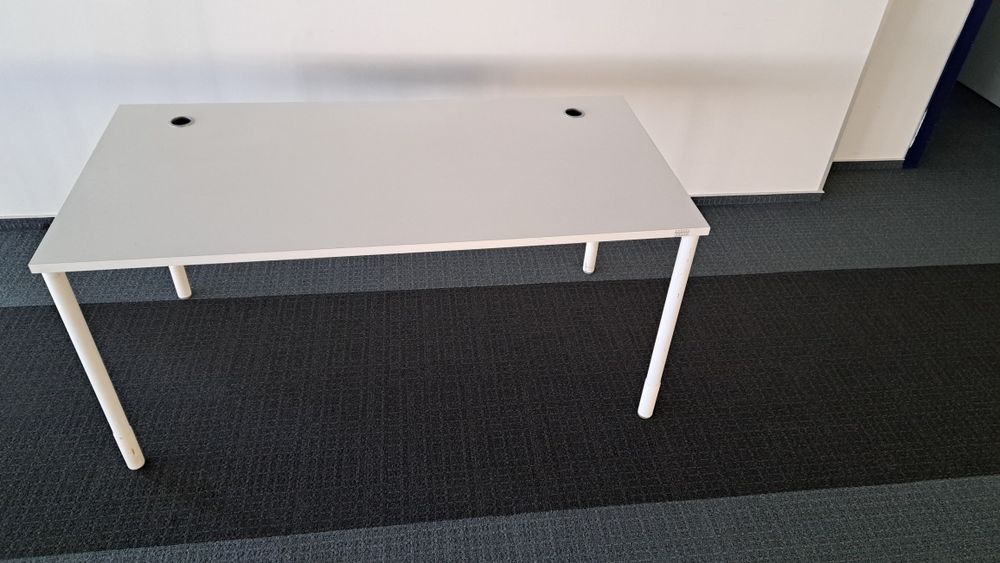 Biurko białe 160 x 80 Mikomax