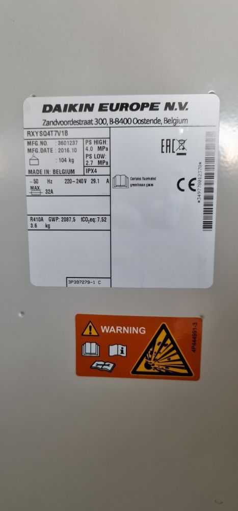 Klimatyzator DAIKIN 14.2KW pompa ciepła VRV IV