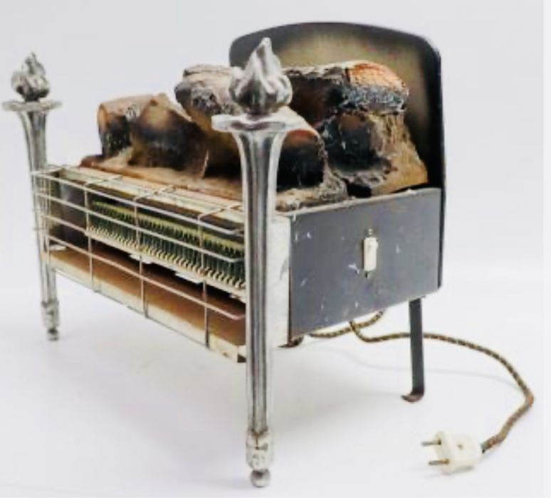 Aquecedor lareira elétrico. 50x28x25cm