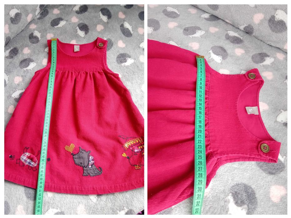 Вельветовий сарафан для дівчинки 2-3 роки.