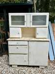 Kredens kuchenny PRL-vintage (do renowacji)