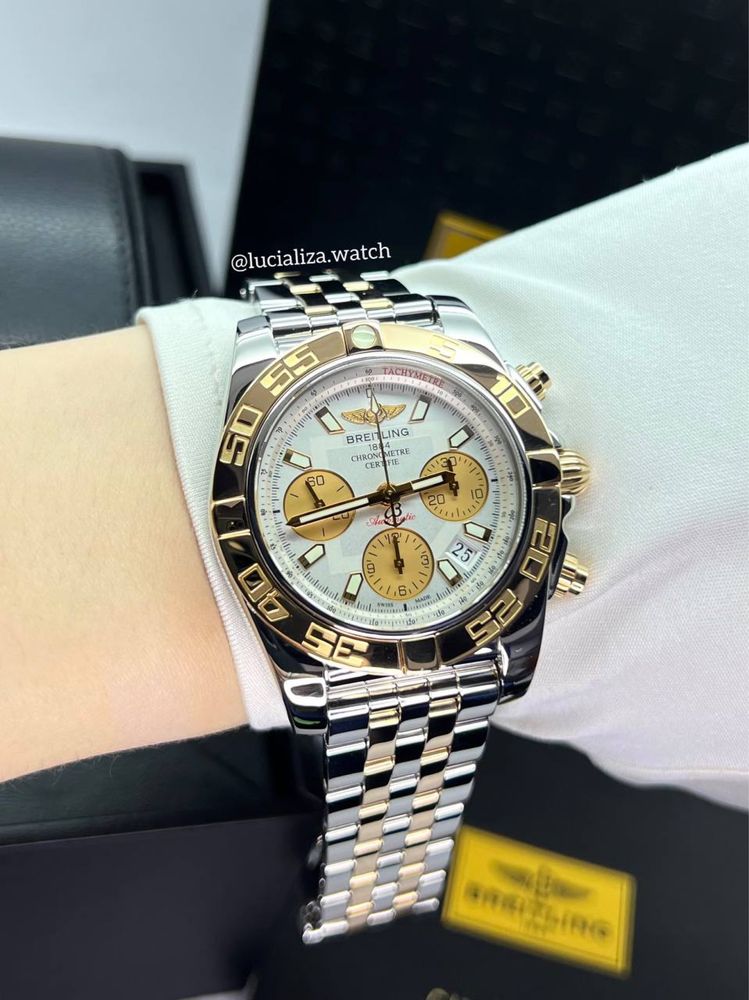 Часы BREITLING Chronomat Сталь/Золото 41mm