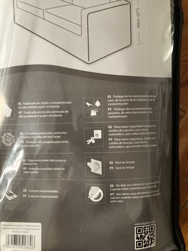 Capa exterior impermeável