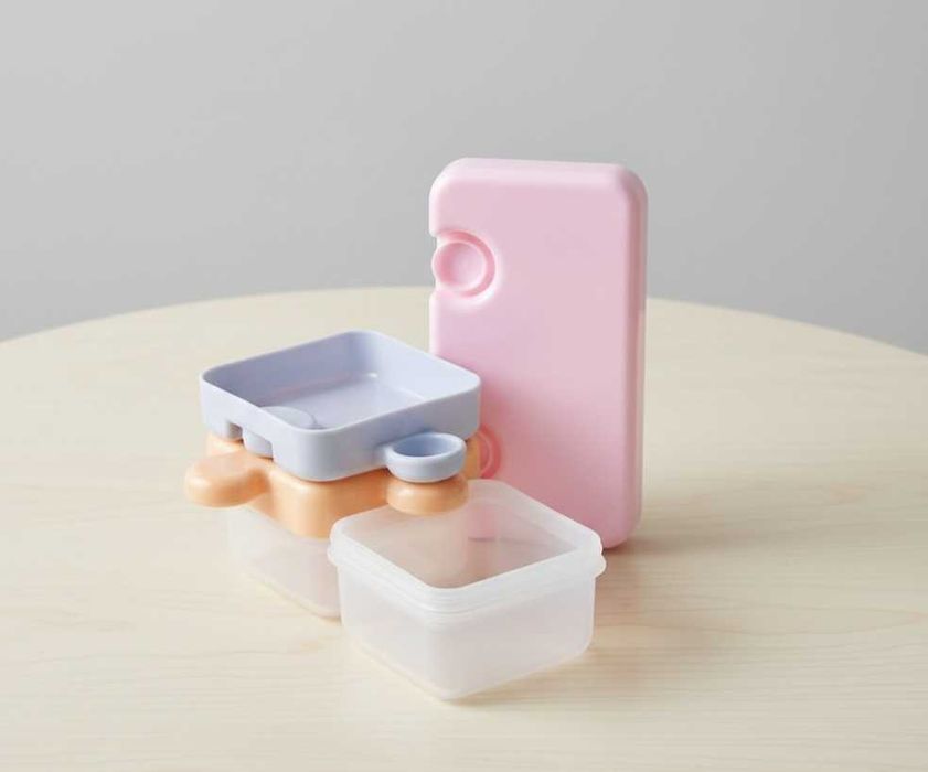 Ланч-бокс для їжі, перекусу, в школу, на пікнік