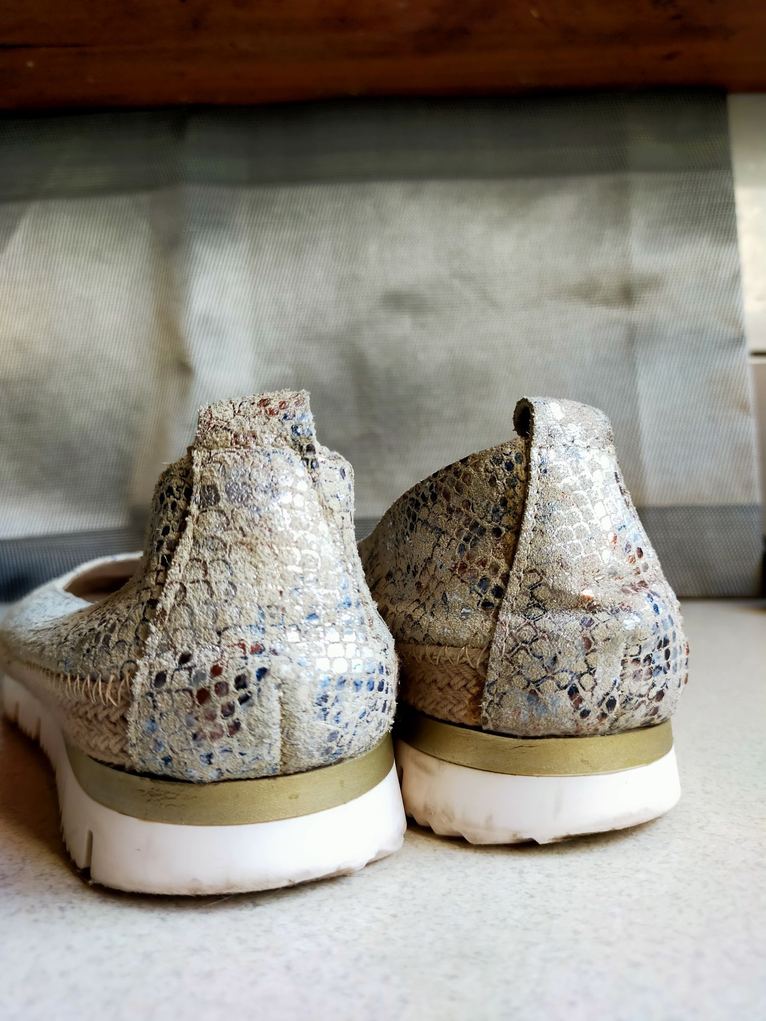 Espadryle Quazi złote 36